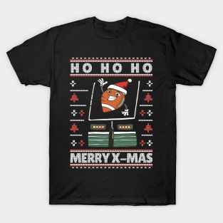 Football and Fun: Celebrate Christmas in Style! T-Shirt